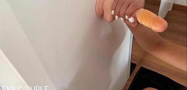 Playboy Model Rides a Huge Dildo and Receives a Cumshot